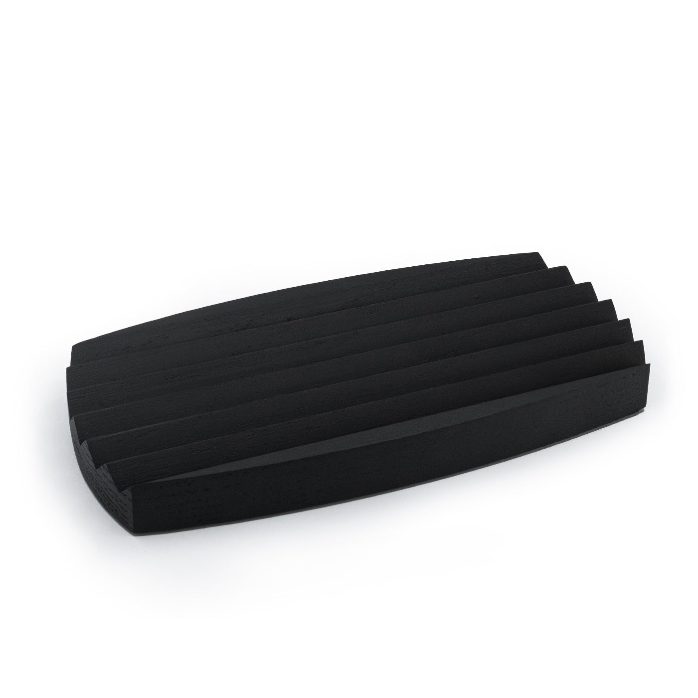 Abgerundeter Organizer mit Stiftehalter, schwarze Eiche