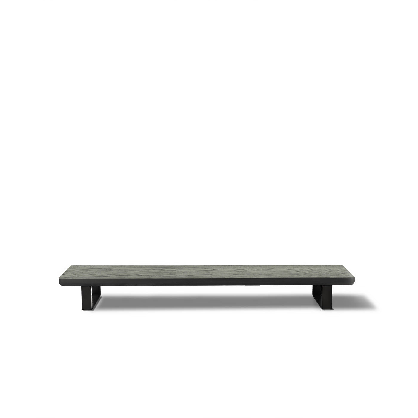 Doppelmonitorständer – Lang, Schwarz