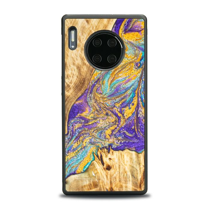 Huawei Mate 30 Pro Handyhülle aus Harz und Holz - SYNERGY#E2