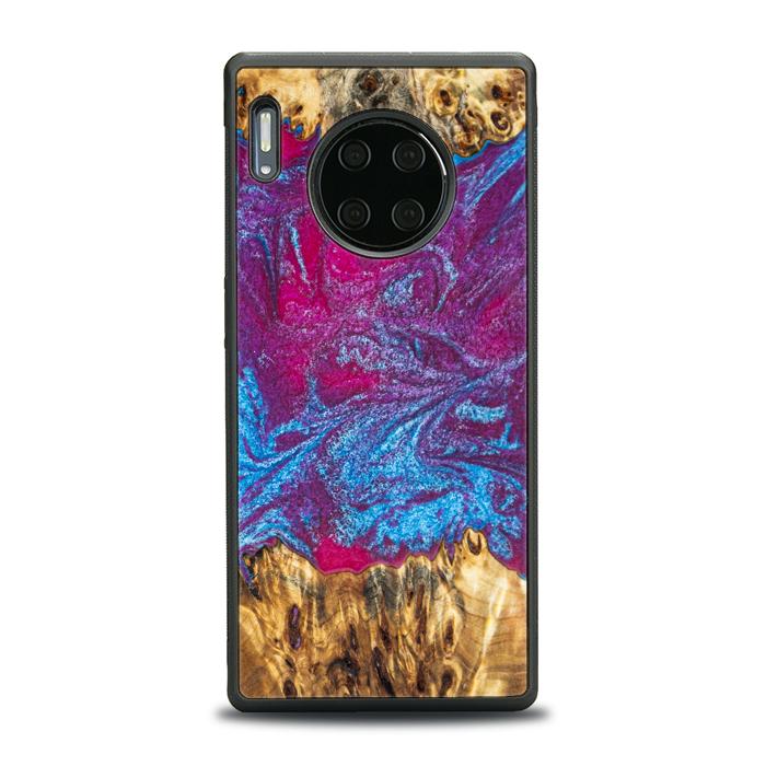Huawei Mate 30 Pro Handyhülle aus Harz und Holz - Synergy#E3