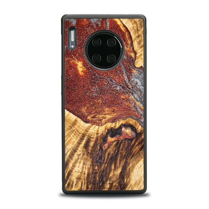 Huawei Mate 30 Pro Handyhülle aus Harz und Holz - Synergy#E9