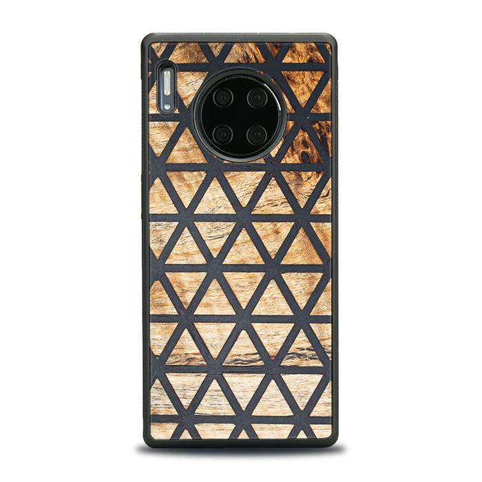 Huawei Mate 30 Pro Handyhülle aus Harz und Holz - Synergy#F29