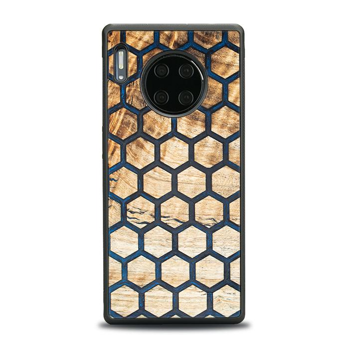 Huawei Mate 30 Pro Handyhülle aus Harz und Holz - Synergy#F36