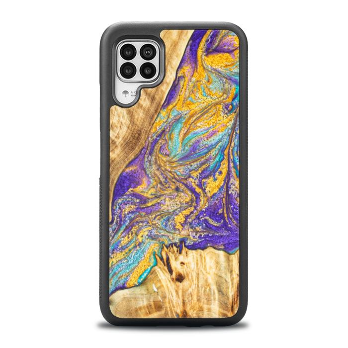 Huawei P40 lite Handyhülle aus Harz und Holz - SYNERGY#E2