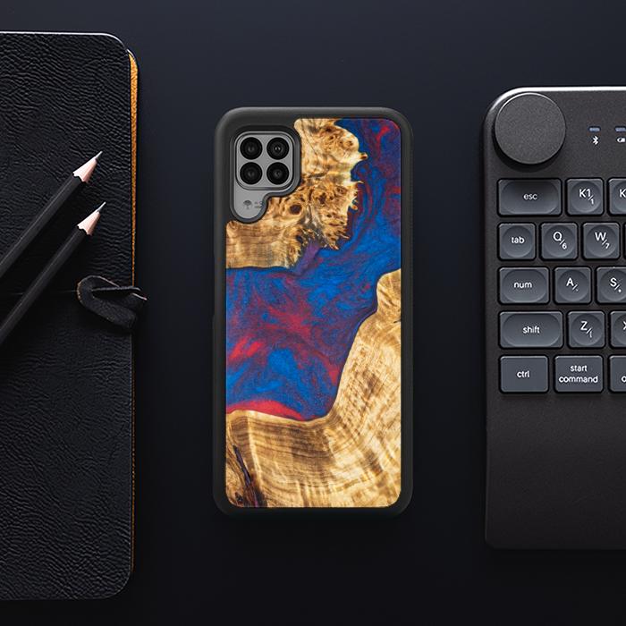 Huawei P40 lite Handyhülle aus Harz und Holz - Synergy#E10