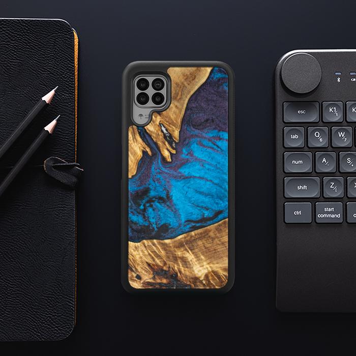 Huawei P40 lite Handyhülle aus Harz und Holz - Synergy#E21