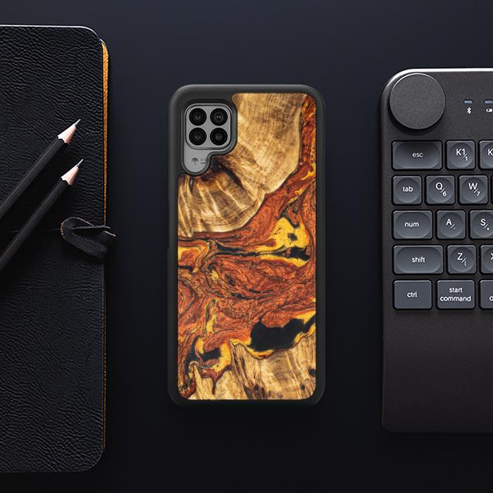 Huawei P40 lite Handyhülle aus Harz und Holz - Synergy#E6