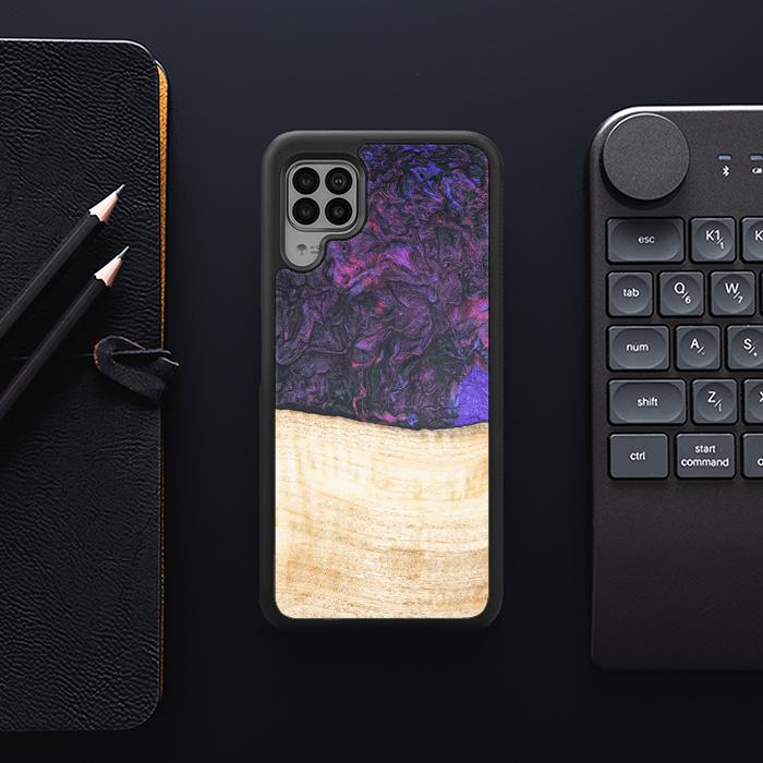 Huawei P40 lite Handyhülle aus Harz und Holz - Synergy#F4