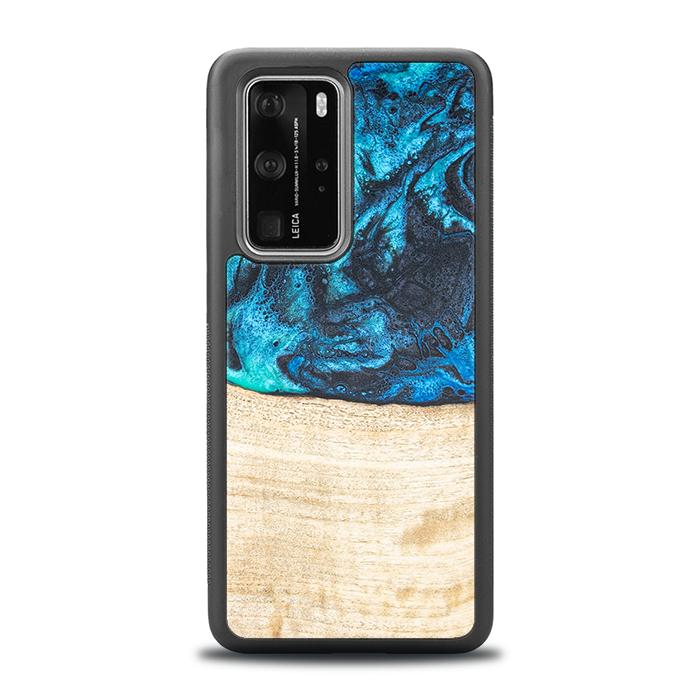 Huawei P40 Pro Handyhülle aus Harz und Holz - Synergy#F3