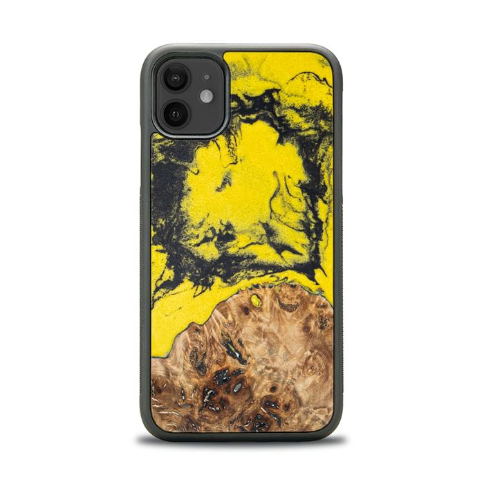 iPhone 11 Handyhülle aus Harz und Holz - Borussia#ChL
