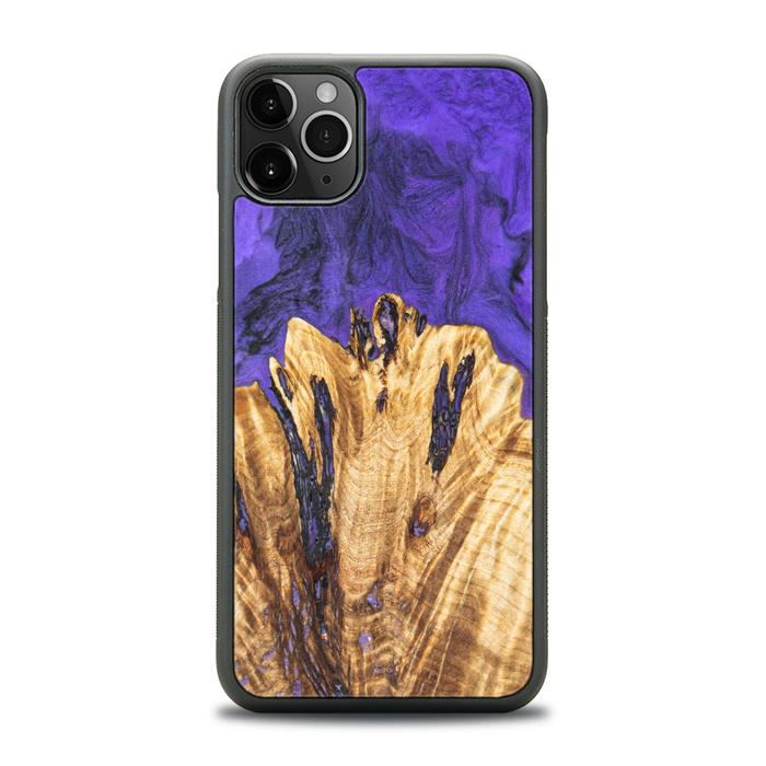 iPhone 11 Pro Max Handyhülle aus Harz und Holz - Synergy#E22