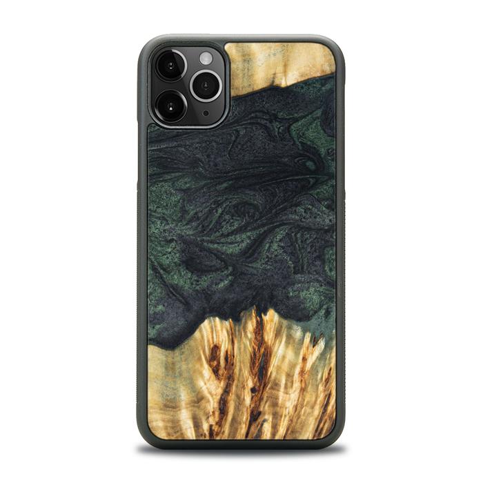 iPhone 11 Pro Max Handyhülle aus Harz und Holz - Synergy#E25