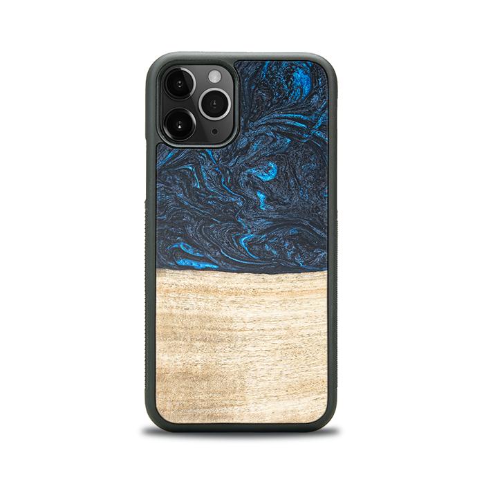 iPhone 11 Pro Handyhülle aus Harz und Holz - Synergy#F19