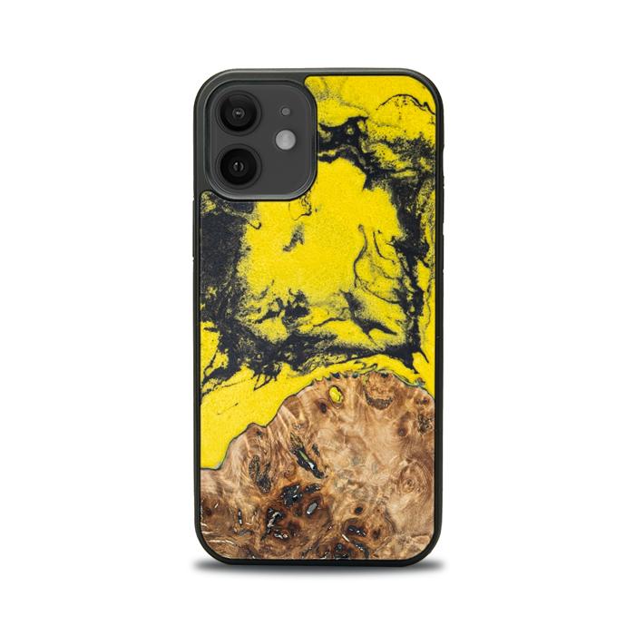 iPhone 12 Handyhülle aus Harz und Holz - Borussia#ChL