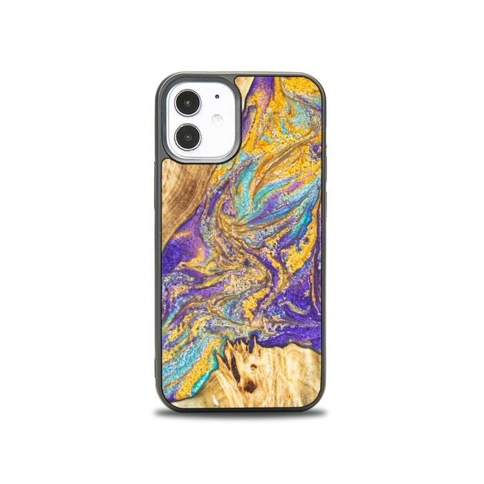 iPhone 12 Mini Handyhülle aus Harz und Holz - SYNERGY#E2