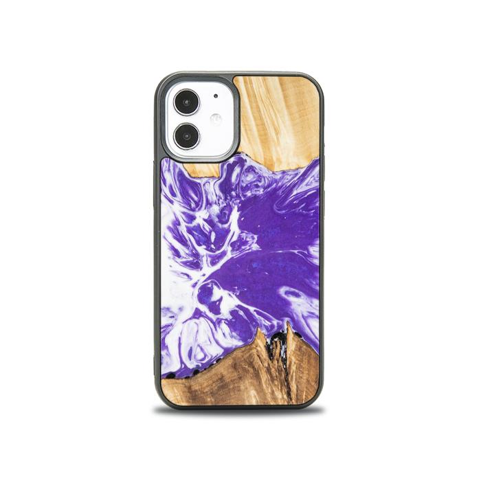 iPhone 12 Mini Handyhülle aus Harz und Holz - Synergy#A78