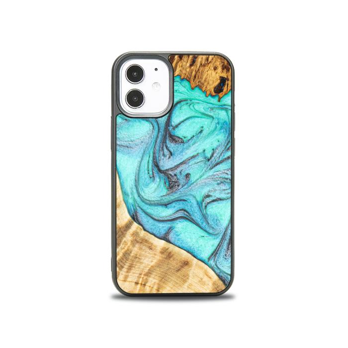 iPhone 12 Mini Handyhülle aus Harz und Holz - Synergy#E16