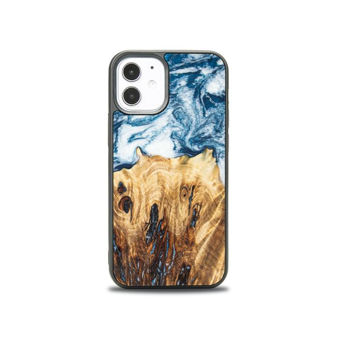 iPhone 12 Mini Handyhülle aus Harz und Holz - Synergy#E23