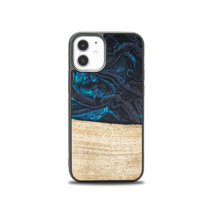 iPhone 12 Mini Handyhülle aus Harz und Holz - Synergy#F13