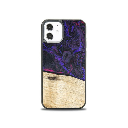 iPhone 12 Mini Handyhülle aus Harz und Holz - Synergy#F18