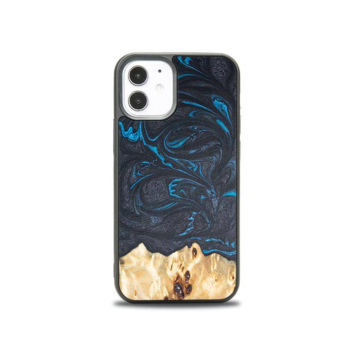 iPhone 12 Mini Handyhülle aus Harz und Holz - Synergy#F21
