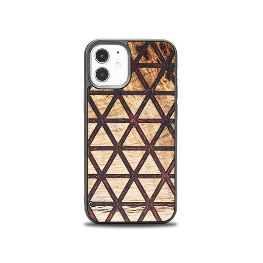 iPhone 12 Mini Handyhülle aus Harz und Holz - Synergy#F22