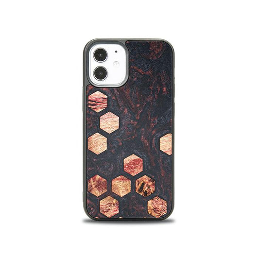 iPhone 12 Mini Handyhülle aus Harz und Holz - Synergy#F27