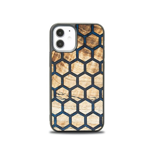 iPhone 12 Mini Handyhülle aus Harz und Holz - Synergy#F36