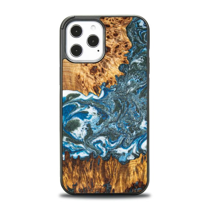 iPhone 12 Pro Max Handyhülle aus Harz und Holz - Synergy#E17