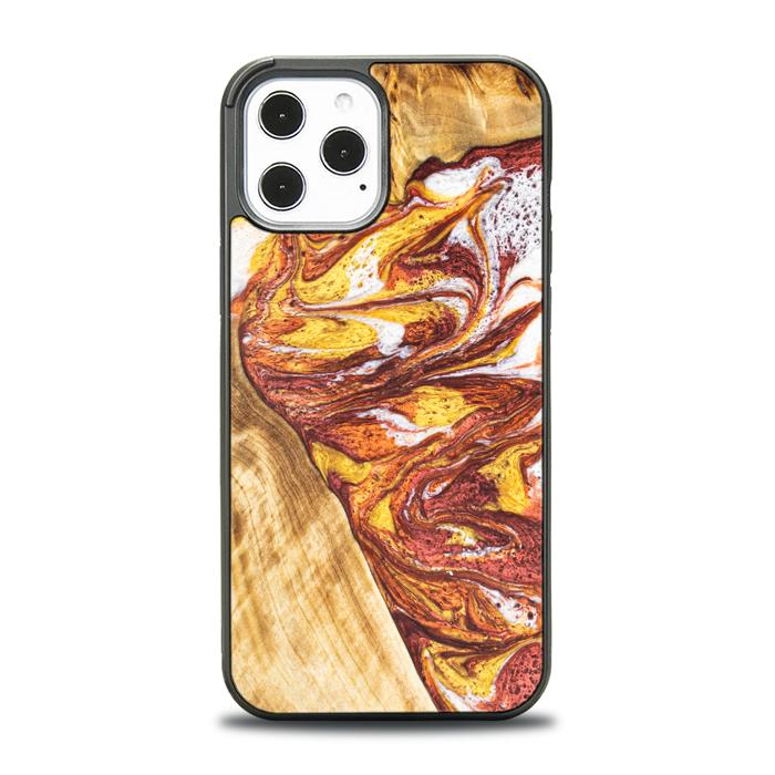 iPhone 12 Pro Max Handyhülle aus Harz und Holz - Synergy#E4