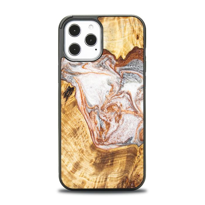 iPhone 12 Pro Max Handyhülle aus Harz und Holz - Synergy#E5