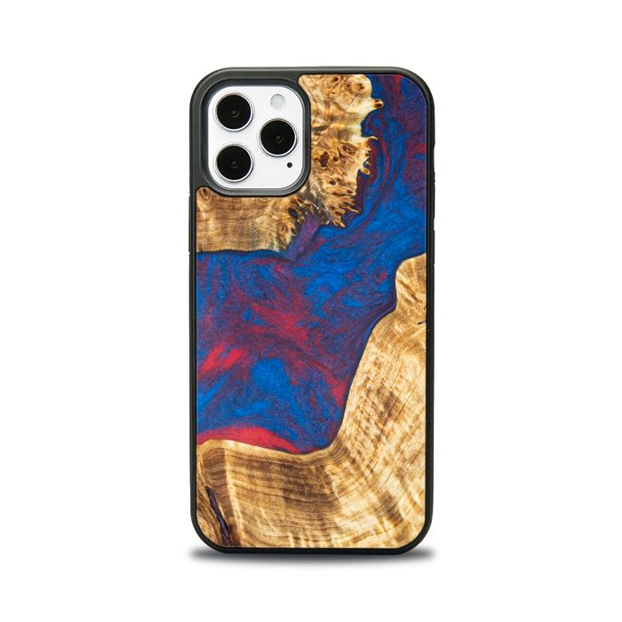 iPhone 12 Pro Handyhülle aus Harz und Holz - Synergy#E10