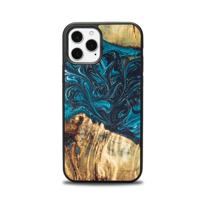 iPhone 12 Pro Handyhülle aus Harz und Holz - Synergy#E12
