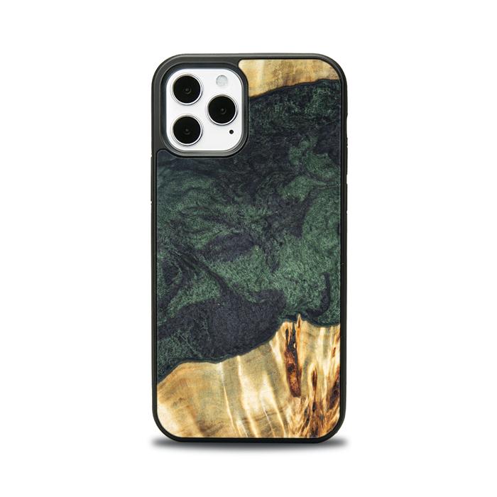 iPhone 12 Pro Handyhülle aus Harz und Holz - Synergy#E14