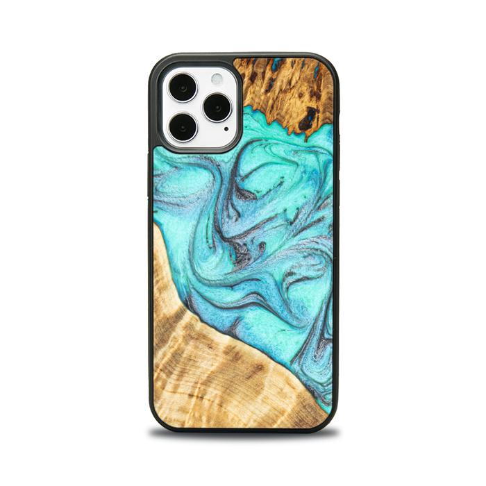 iPhone 12 Pro Handyhülle aus Harz und Holz - Synergy#E16