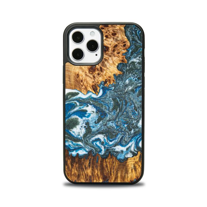 iPhone 12 Pro Handyhülle aus Harz und Holz - Synergy#E17