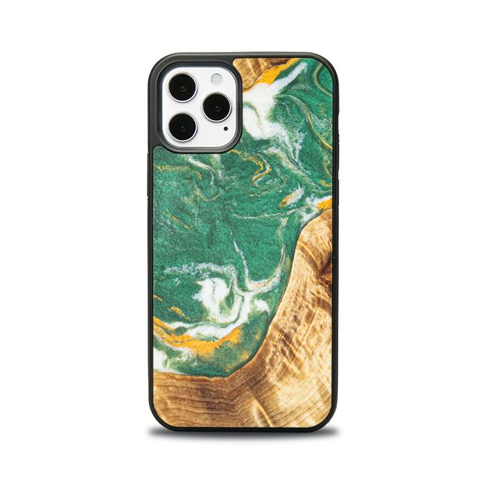 iPhone 12 Pro Handyhülle aus Harz und Holz - Synergy#E20