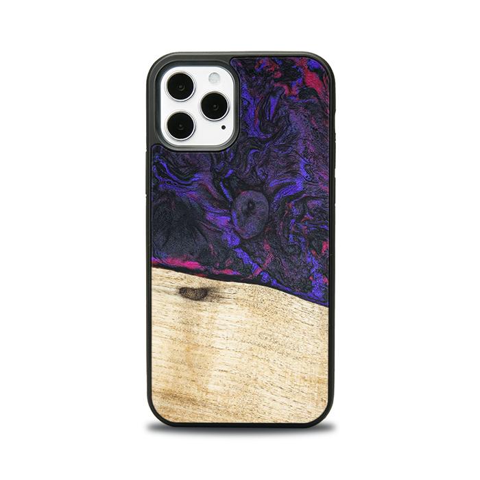iPhone 12 Pro Handyhülle aus Harz und Holz - Synergy#F18
