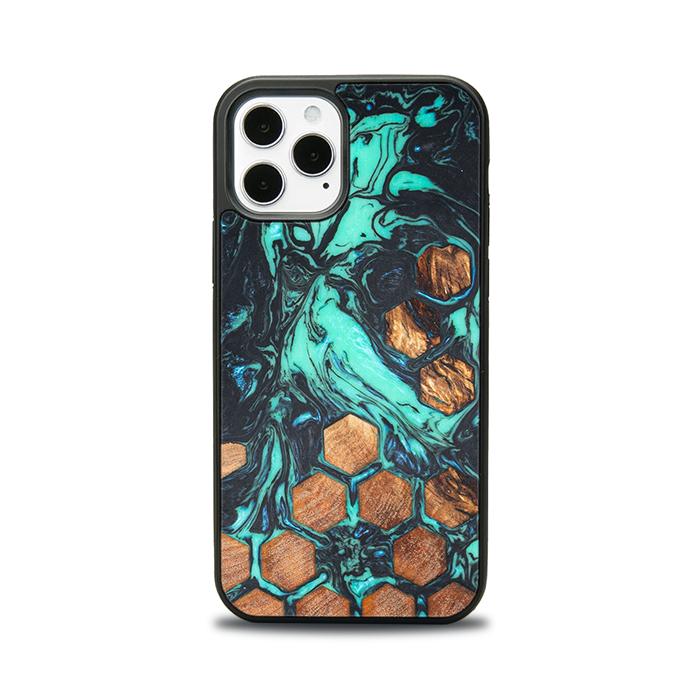 iPhone 12 Pro Handyhülle aus Harz und Holz - Synergy#F23