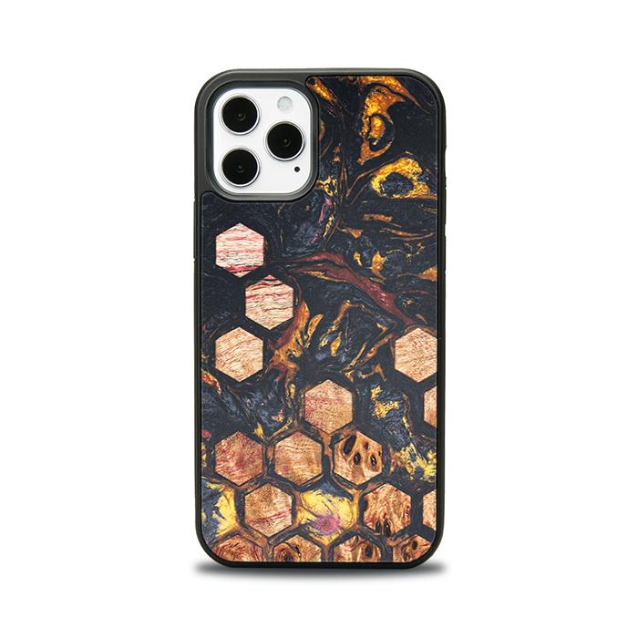 iPhone 12 Pro Handyhülle aus Harz und Holz - Synergy#F26