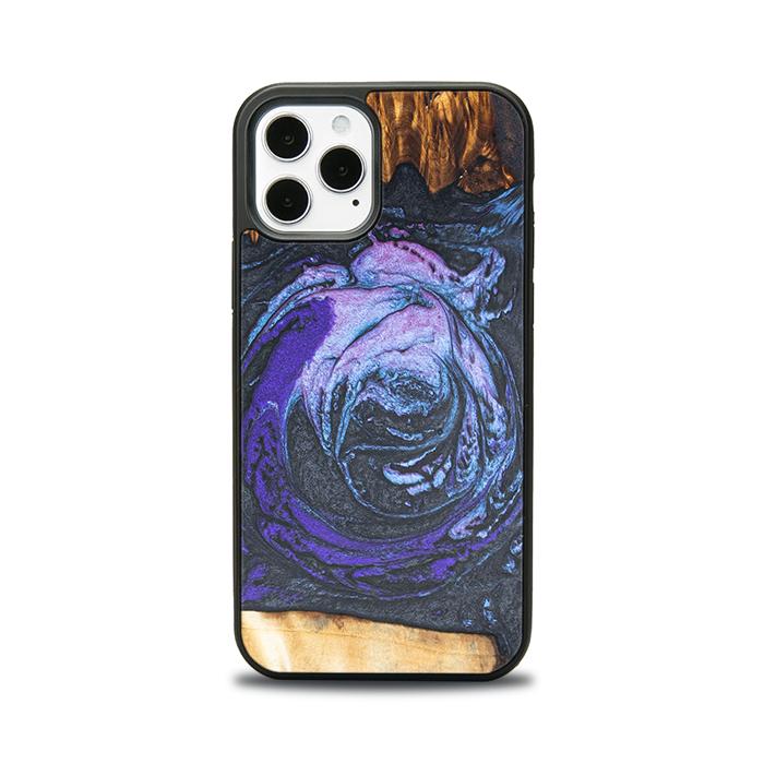 iPhone 12 Pro Handyhülle aus Harz und Holz - Synergy#F34