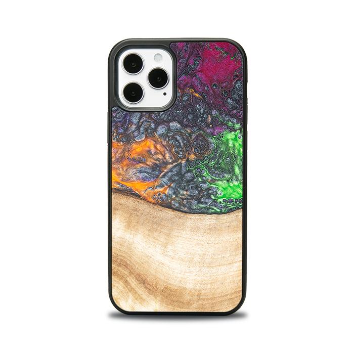 iPhone 12 Pro Handyhülle aus Harz und Holz - Synergy#F6