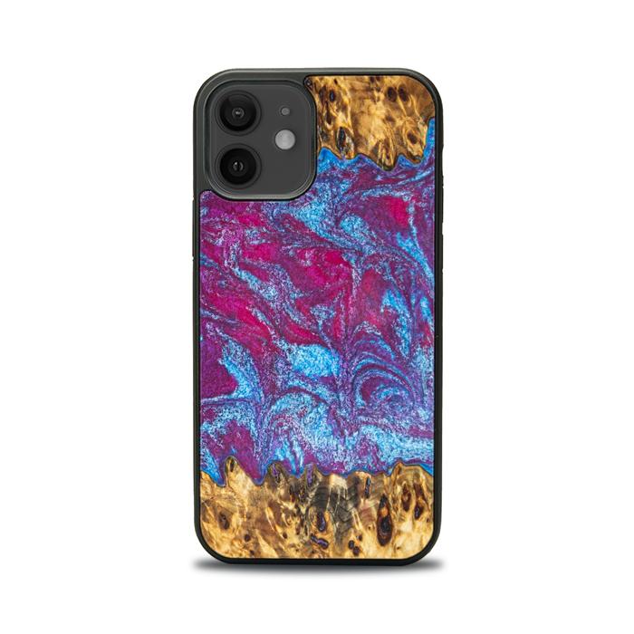 iPhone 12 Handyhülle aus Harz und Holz - Synergy#E15