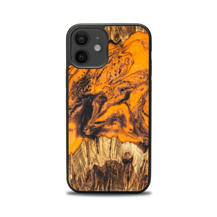 iPhone 12 Handyhülle aus Harz und Holz - Synergy#E24