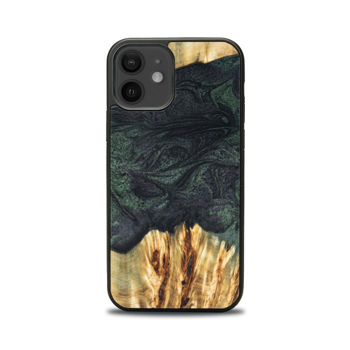 iPhone 12 Handyhülle aus Harz und Holz - Synergy#E25