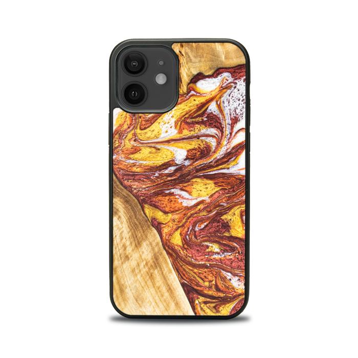 iPhone 12 Handyhülle aus Harz und Holz - Synergy#E4