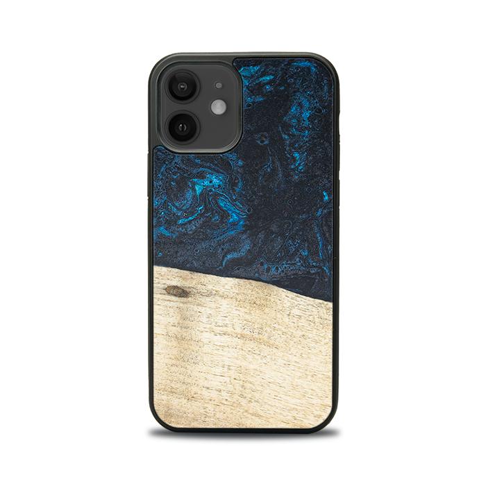 iPhone 12 Handyhülle aus Harz und Holz - Synergy#F17