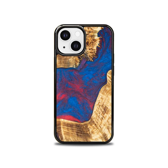 iPhone 13 Mini Handyhülle aus Harz und Holz - Synergy#E10