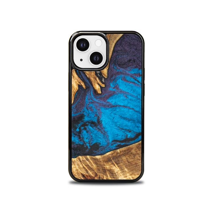 iPhone 13 Mini Handyhülle aus Harz und Holz - Synergy#E21