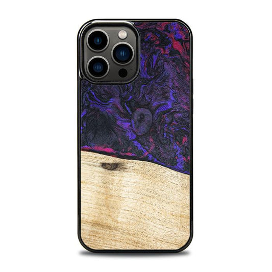 iPhone 13 Pro Max Handyhülle aus Harz und Holz - Synergy#F18